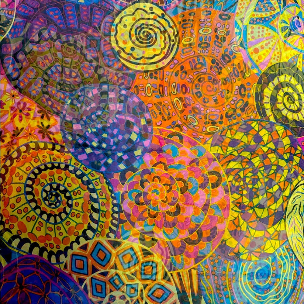 Novels-Wear Scarf 100% Mulberry Silk NWT